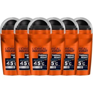 L’Oréal Paris Men Expert Thermic Resist - Deodorant Roller - 6 x 50ml