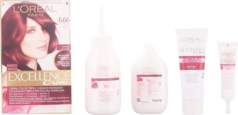 Permanente Kleur Excellence Intense L'Oreal Make Up Intense scarlet red