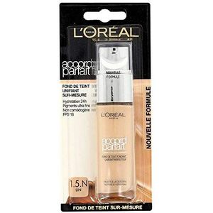 L'Oréal Paris - Perfect Match vloeibare foundation, versmelt met de huidskleur