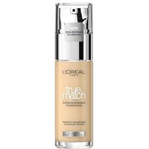 L’Oréal Paris True Match Foundation - 1D/W - Natuurlijk Dekkende Foundation met Hyaluronzuur en SPF 16 - 30ml - Vegan
