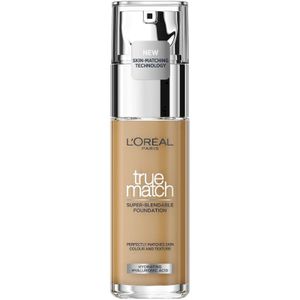 L’Oréal Paris True Match Foundation - 6,5D/W - Natuurlijk Dekkende Foundation met Hyaluronzuur en SPF 16 - 30ml - Vegan