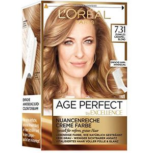 L’Oréal Paris Collectie Age Perfect Excellence Haarkleur 7.31 Donker Karamel Blond