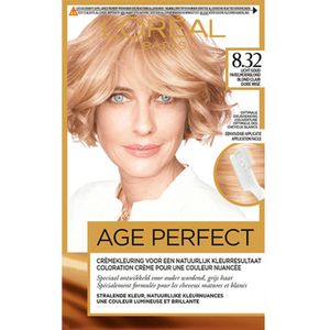 3x L'Oréal Excellence Age Perfect Haarverf 8.32 Licht Goud Parelmoerblond