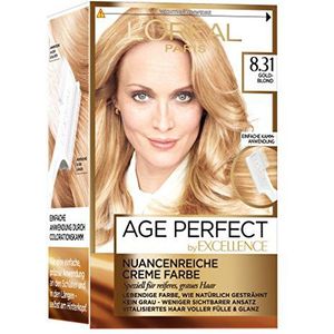 L'Oréal Paris - Excellence Age Perfect - Haarkleuring - Goudblond - 3-pack (3 x 1 stuks)
