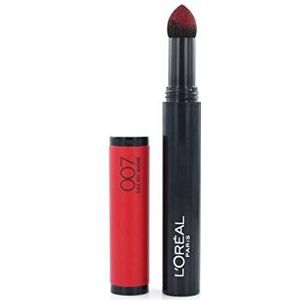 L'Oréal Paris Infaillible Lippenstift X3 mat, 007 Say My Name - Poeder lippenstift met ultrazachte applicator - kleurintensieve, matte afwerking & blijft 8 uur zitten, per stuk verpakt