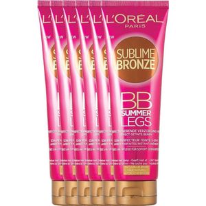 L’Oréal Sublime Bronze BB Summer Legs - Natuurlijk Bruin - Voordeelverpakking 6x150ml
