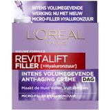 L’Oréal Paris Revitalift Filler Dagcrème - Verouderende huid, Gecombineerde huid, Normale huid, Gevoelige huid - 50ml