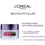 L’Oréal Paris Revitalift Filler Dagcrème - Verouderende huid, Gecombineerde huid, Normale huid, Gevoelige huid - 50ml
