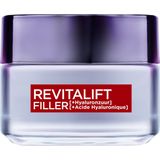 L’Oréal Paris Revitalift Filler Dagcrème - Verouderende huid, Gecombineerde huid, Normale huid, Gevoelige huid - 50ml