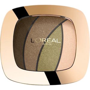 L'Oréal Paris Make-Up Designer Color Riche Les Ombres Quad - S6 Jungle Jade - Brown - Oogschaduw