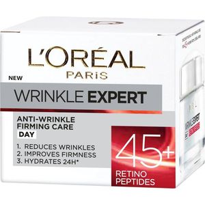 L'Oréal Paris - Wrinkle Expert - Dagcrème - 45+ - Hyaluronzuur - Calcium