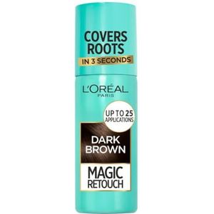 L'Oréal - Magic Retouch - Haarkleuring - Donkerbruin - 75 ml