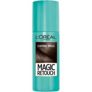 L'Oréal Paris Magic Retouch retoucheerspray voor de haaraanzet, tijdelijke kleuring - donkerbruin