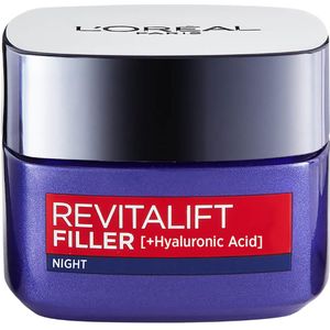 L’Oréal Paris - Revitalift Filler - Nachtcrème - Hydraterend - Plumping Effect