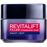 L’Oréal Paris Revitalift Filler Hyaluronzuur Nachtcrème Anti-veroudering - 50ml