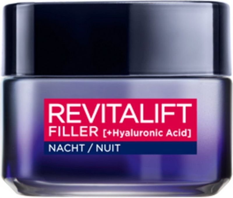 L’Oréal Paris Revitalift Filler Hyaluronzuur Nachtcrème Anti-veroudering - 50ml
