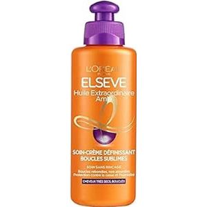 L'Oréal Paris Elseve Extraordinary verzorgende crème voor krullend haar, 200 ml, 2 stuks