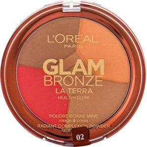 LÓréal Paris Glam Bronze La Terra Healthy Glow Powder - 02 Medium Speranza