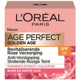 L'Oréal Paris Golden Age Age Perfect Versterkende Dagcrème met SPF 20 - 50 ml - Voor de Rijpe en Doffe Huid