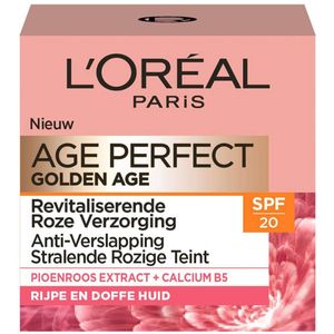 L'Oréal Paris Golden Age Age Perfect Versterkende Dagcrème met SPF 20 - 50 ml - Voor de Rijpe en Doffe Huid