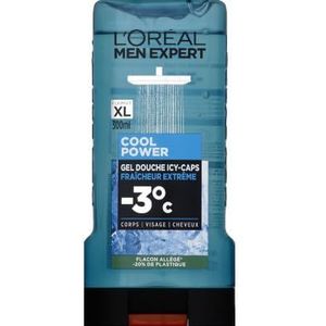 L'Oréal Men Expert Cool Power Fresh Extreme douchegel voor heren, 300 ml