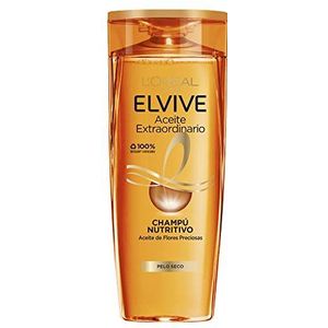 L'Oreal Paris Elvive buitengewone olie voedende shampoo voor droog haar, 370 ml, cranberry, bloemen