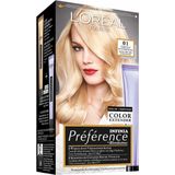 3x L'Oréal Préférence Le Blonding Permanente Haarkleuring 01 Ultra Licht Natuurlijkblond