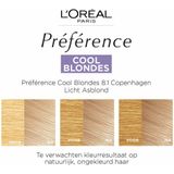 3x L'Oréal Preference Haarkleuring 8.1 Copenhague - Licht Asblond