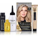 3x L'Oréal Preference Haarkleuring 8.1 Copenhague - Licht Asblond