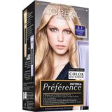 3x L'Oréal Preference Haarkleuring 8.1 Copenhague - Licht Asblond