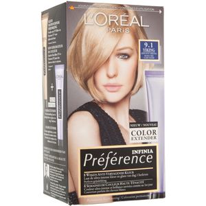 L'Oréal Paris Préférence Zeer Licht Asblond 9 - Permanente Haarkleuring