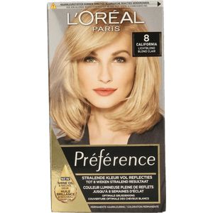 L'Oréal Paris Préférence Classic Lichtblond 8 - Permanente Haarkleuring