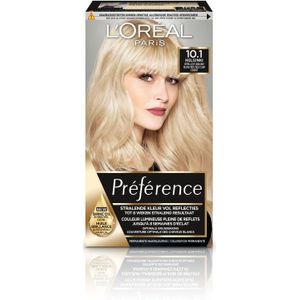 L'Oréal Paris Préférence Cool Blondes Extra Licht Asblond 10.1 - Permanente Haarkleuring