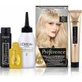 3x L'Oréal Preference Haarkleuring 10.1 Helsinki - Cool Blondes