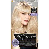 3x L'Oréal Preference Haarkleuring 10.1 Helsinki - Cool Blondes