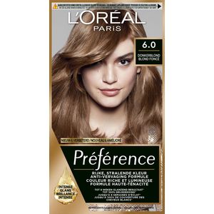 Préférence 6.0 Buenos Aires Donkerblond Permanente Haarverf