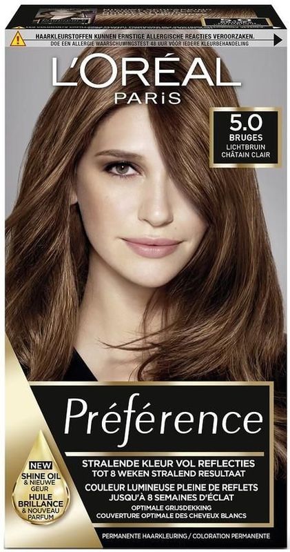L'Oréal Paris Préférence Lichtbruin 5 - Permanente Haarkleuring