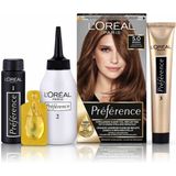 3x L'Oréal Preference Haarkleuring 05 Bruges - Lichtbruin