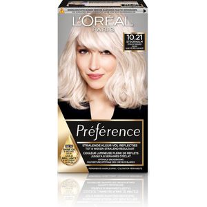 L’Oréal Paris Préférence Classic 10.21 Stockholm - Extra Licht Parelmoer Asblond - Permanente Haarverf