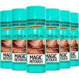 L'Oréal Paris Magic Retouch Mahonie Middenbruin Camouflerende Uitgroeispray Voordeelverpakking - 6 x 75ml