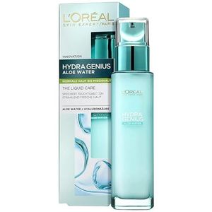 L'Oréal Paris Hydra Genius Aloe Water - Normale Haut bis Mischhaut Face Fluid, 70 ml