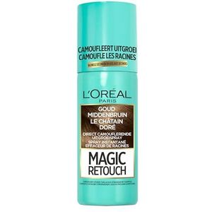 L’Oréal Paris Magic Retouch Goud Middenbruin - Camouflerende Uitgroeispray - 75 ml