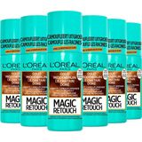 L'Oréal Paris Magic Retouch Goud Middenbruin Camouflerende Uitgroeispray Voordeelverpakking - 6 x 75ml