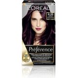 3x L'Oréal Preference Haarkleuring 4.26 Tuscany - Intens Bordeaux