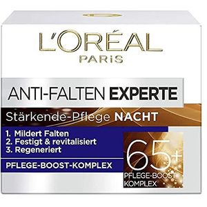 L'Oréal Paris - Experte 65+ - Nachtverzorging - 50 ml - Anti-aging - Verstevigt en Revitaliseert de Huid