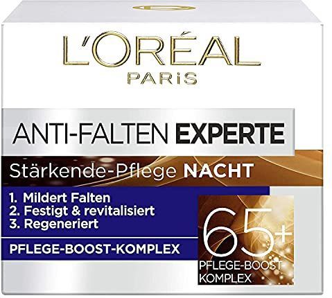L'Oréal Paris - Experte 65+ - Nachtverzorging - 50 ml - Anti-aging - Verstevigt en Revitaliseert de Huid