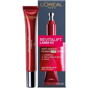 L'Oreal - Revitalift Laser X3 Advanced Anti-Age Eye Cream Under Eyes 15Ml