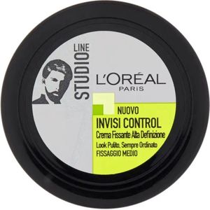 L'Oréal Studio Line Invisi Control High Definition Fixerende Haarcrème - Medium Fixatie - 75 ml