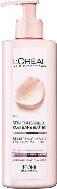 L'oreal Paris Reiningsmelk met rozen en jasmine extract 400ml