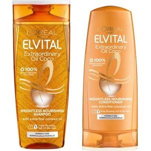 L'Oréal Paris Elvital Extraordinary Oil Coconut Shampoo & Conditioner 250 ml + 200 ml
